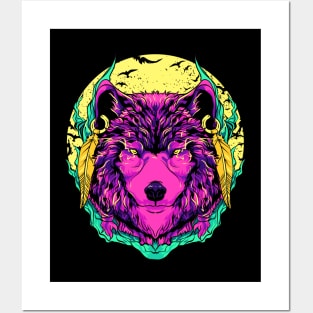 Werewolf Fierce Wolf Mythical Creature Majestic Posters and Art